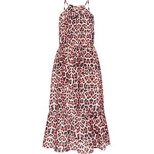LYNNEA Midiklänning för kvinnor 19215831-LY02, röd leo, XXL, Midiklänning, XXL LYNNEA Midiklänning för kvinnor 19215831-LY02, röd leo, XXL, Midiklänning, XXL