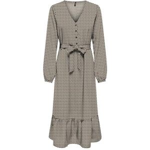 ONLY Onlnova Life VIS Amy Long Dress AOP, Chipmunk/Aop: 588 Breaker Geo, M ONLY Onlnova Life VIS Amy Long Dress AOP, Chipmunk/Aop: 588 Breaker Geo, M