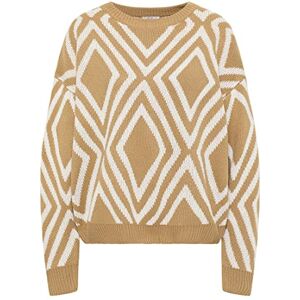 aleva Stickad damtröja 19019437-AL04, beige ullvit, M/L, Beige ull vit, M/L aleva Stickad damtröja 19019437-AL04, beige ullvit, M/L, Beige ull vit, M/L