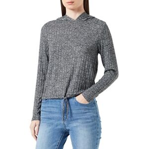 ONLY Damer Onlclea L/S Hood Top JRS tröja, Mörkgrå melange, L ONLY Damer Onlclea L/S Hood Top JRS tröja, Mörkgrå melange, L