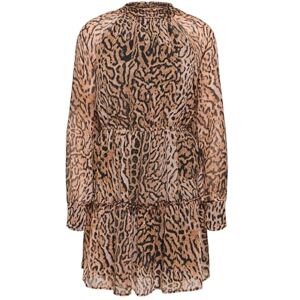ONLY Onlisabella Ls kort hög hals klänning WVN, Pastel Rose Tan, XL ONLY Onlisabella Ls kort hög hals klänning WVN, Pastel Rose Tan, XL