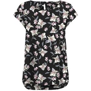 ONLY Onlnova Life S/S TOP AOP PTM, Black/Aop:528 Becky Blossom, 36 ONLY Onlnova Life S/S TOP AOP PTM, Black/Aop:528 Becky Blossom, 36