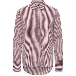 ONLY Onlberit Life L/S Shirt WVN, Burgund, L ONLY Onlberit Life L/S Shirt WVN, Burgund, L