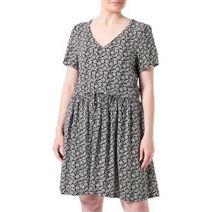 Vila VILISE NUA S/S V-hals kort klänning, Black Beauty/Aop: nua, 42 Vila VILISE NUA S/S V-hals kort klänning, Black Beauty/Aop: nua, 42