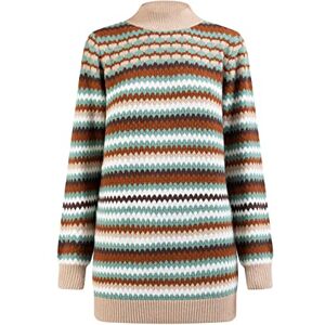 aleva dam stickad tröja 15525100-AL04, gran flerfärgad, XL/XXL, Gran flerfärgad, XL/XXL aleva dam stickad tröja 15525100-AL04, gran flerfärgad, XL/XXL, Gran flerfärgad, XL/XXL