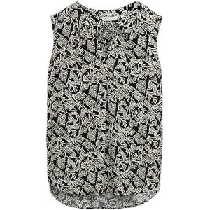 TOM TAILOR damblus, 38255 Svart champagne palm design, 34 TOM TAILOR damblus, 38255 Svart champagne palm design, 34