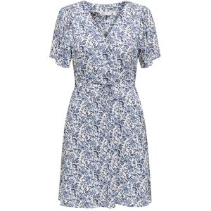 ONLY Onlevida S/S Short Dress WVN Noos, Koronettblå, L ONLY Onlevida S/S Short Dress WVN Noos, Koronettblå, L