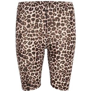 KAFFE Dam shorts tryckta tröja smal passform över knät längd elastisk midja byxor fjäder grå leotryck, XXL dam, Fjäder grå leotryck, XXL KAFFE Dam shorts tryckta tröja smal passform över knät längd elastisk midja byxor fjäder grå leotryck, XXL dam, Fjäder grå leotryck, XXL