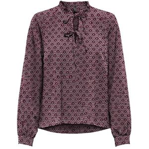 ONLY Onlnova Life Vis L/S Monica Top, Cabernet, XS ONLY Onlnova Life Vis L/S Monica Top, Cabernet, XS