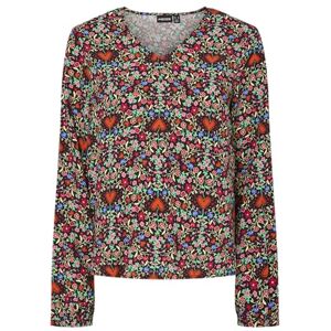 PIECES Pcsolaris Ls Top, svart, S PIECES Pcsolaris Ls Top, svart, S
