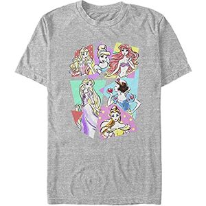 Disney Unisex prinsessa-neon pop ekologisk kortärmad t-shirt, melerad grå, S, Melange grå, S Disney Unisex prinsessa-neon pop ekologisk kortärmad t-shirt, melerad grå, S, Melange grå, S