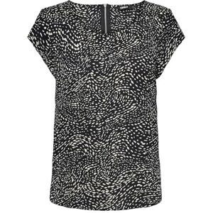 ONLY Dam Top Onlvic Ss Aop Top Noos Ptm, Svart/Aop: blurry Dot, 40 ONLY Dam Top Onlvic Ss Aop Top Noos Ptm, Svart/Aop: blurry Dot, 40
