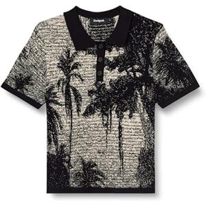 Desigual TS_Tropical Hawaii_LACRO, 2000 Svart, XS, Svart noir noir, XS Desigual TS_Tropical Hawaii_LACRO, 2000 Svart, XS, Svart noir noir, XS