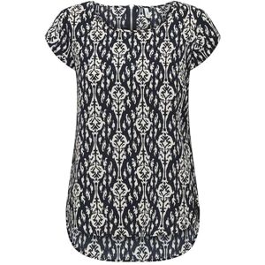 ONLY Onlvic Ss AOP Noos Ptm topp, t-shirt blus, bluströja, t-shirt för kvinnor, damskjorta, chic damtopp, Totalförmörkelse, 42 ONLY Onlvic Ss AOP Noos Ptm topp, t-shirt blus, bluströja, t-shirt för kvinnor, damskjorta, chic damtopp, Totalförmörkelse, 42