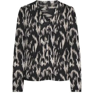 ONLY Onlnova Life VIS L/S Malou TOP AOP, Black/Aop: 590 raw djur, S ONLY Onlnova Life VIS L/S Malou TOP AOP, Black/Aop: 590 raw djur, S