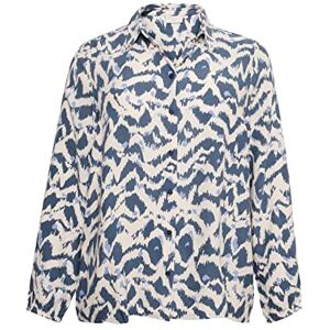 Kaffe Curve Kckinna skjorta blus dam, Vintage/sand/grapemist tryck, 40 stor Kaffe Curve Kckinna skjorta blus dam, Vintage/sand/grapemist tryck, 40 stor