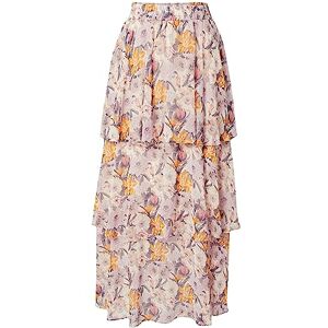 KAFFE Kvinnors A-Line Kasorita Maxi Skirt dam, beige/rosa/orange blomma, 36 KAFFE Kvinnors A-Line Kasorita Maxi Skirt dam, beige/rosa/orange blomma, 36