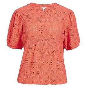 Object Objfeodora S/S Top Noos t-shirt, Het korall, L Object Objfeodora S/S Top Noos t-shirt, Het korall, L