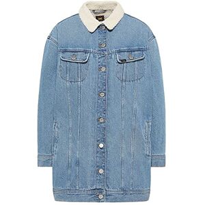 Lee WHITELISTED Women Elongated Sherpa Rider Denim jacka, Day USE, XS Lee WHITELISTED Women Elongated Sherpa Rider Denim jacka, Day USE, XS