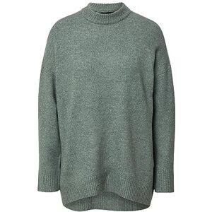 ONLY Onlsilja L/S lös tröja Ex KNT stickad tröja, Balsam grön/detalj: melerad, S ONLY Onlsilja L/S lös tröja Ex KNT stickad tröja, Balsam grön/detalj: melerad, S