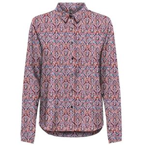 ONLY Onlnova Life Elite L/S Lynne Shirt AOP, Röd orange/Aop: 591 Soul, XS ONLY Onlnova Life Elite L/S Lynne Shirt AOP, Röd orange/Aop: 591 Soul, XS