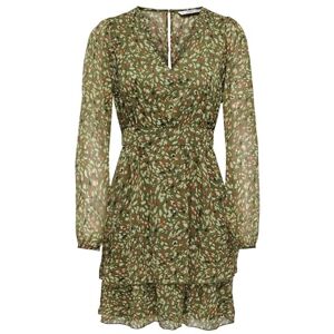 ONLY Bestseller A/S Dam, Onladele Life L/S V-hals, klänning, Ptm, sommarklänning, Vinter moss/Aop: eco djur, L ONLY Bestseller A/S Dam, Onladele Life L/S V-hals, klänning, Ptm, sommarklänning, Vinter moss/Aop: eco djur, L