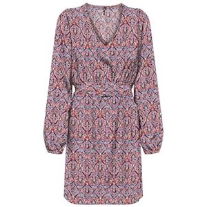 ONLY Onlnova Life VIS L/S SIRI Dress AOP, Röd orange/Aop: 591 Soul, M ONLY Onlnova Life VIS L/S SIRI Dress AOP, Röd orange/Aop: 591 Soul, M