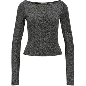 JJXX JACK&JONES JXSIGGA STR Glitter Boatneck LS TOP JRS, SILVER, L JJXX JACK&JONES JXSIGGA STR Glitter Boatneck LS TOP JRS, SILVER, L