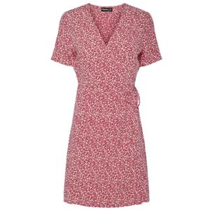 PIECES Damer Pctala New Ss Wrap Dress Noos Bc, Rosa lemonad, XL PIECES Damer Pctala New Ss Wrap Dress Noos Bc, Rosa lemonad, XL