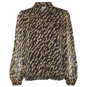 VERO MODA VMRIE L/S Shirt WVN BTQ GA, Tobak brun/april: rie, M VERO MODA VMRIE L/S Shirt WVN BTQ GA, Tobak brun/april: rie, M