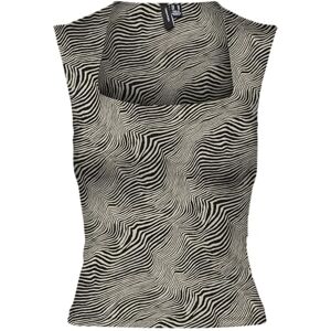 VERO MODA Vmmillion Sl Square Neck Top JRS Noos, Havregryn, M VERO MODA Vmmillion Sl Square Neck Top JRS Noos, Havregryn, M
