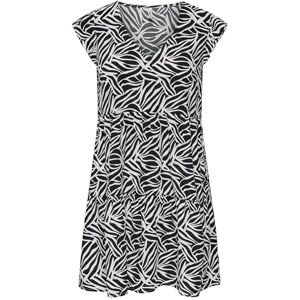 ONLY Onlnova Life Elite S/S Thia Dress AOP, svart, M ONLY Onlnova Life Elite S/S Thia Dress AOP, svart, M