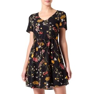 VERO MODA Vmeasy Ss Short Dress R1 WVN Ga, svart, S VERO MODA Vmeasy Ss Short Dress R1 WVN Ga, svart, S