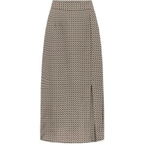 ONLY Onlnova Life Elite Piper Slit Skirt AOP, Black/Aop:595 Lé Téxt, XS ONLY Onlnova Life Elite Piper Slit Skirt AOP, Black/Aop:595 Lé Téxt, XS