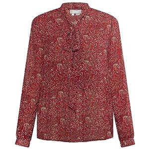 SIDONA dam slip-blus, Röd flerfärgad, XXL SIDONA dam slip-blus, Röd flerfärgad, XXL