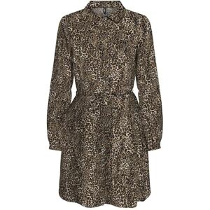 ONLY Onlnova Life Vis L/S Shirt Dress, Sierra, L ONLY Onlnova Life Vis L/S Shirt Dress, Sierra, L