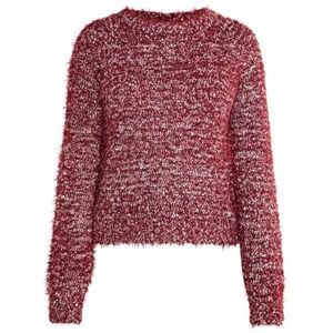 aleva Stickad tröja för kvinnor, 10429363-AL04, mörkröd, M/L, Mörkröd, M/L aleva Stickad tröja för kvinnor, 10429363-AL04, mörkröd, M/L, Mörkröd, M/L