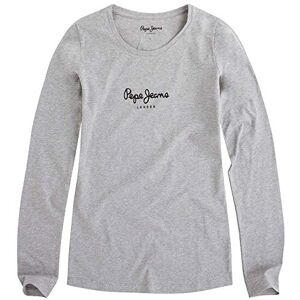 Pepe Jeans dam New Virginia Ls N T-shirt, Grå (Grå fläck), S Pepe Jeans dam New Virginia Ls N T-shirt, Grå (Grå fläck), S