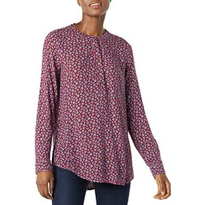 Amazon Essentials långärmad vävd blus, blå vinröd tusensköna, XX-Large Amazon Essentials långärmad vävd blus, blå vinröd tusensköna, XX-Large