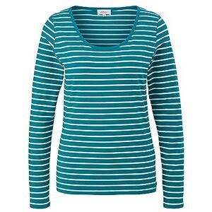 s.Oliver Dam-T-shirt, långärmad, blå grön 32, Blågrön, 32 SE s.Oliver Dam-T-shirt, långärmad, blå grön 32, Blågrön, 32 SE