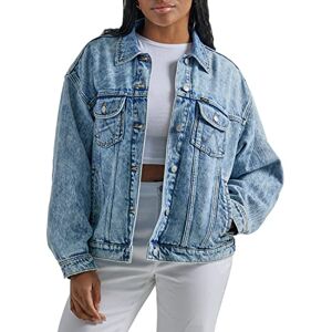 Wrangler Damjacka i denim, avslappnad passform, ”girlfriend”‑modell, XS Wrangler Damjacka i denim, avslappnad passform, ”girlfriend”‑modell, XS