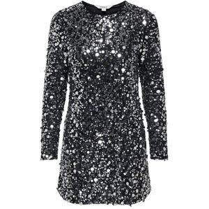 ONLY Onlanika Catina Ls Sequins Dress WVN, SILVER, M ONLY Onlanika Catina Ls Sequins Dress WVN, SILVER, M