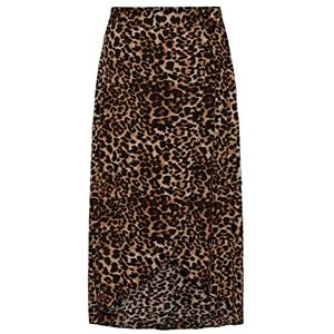 PIECES Dam Pctala Wrap kjol Noos Bc, Indisk solbrun/Aop: Lejonet, M PIECES Dam Pctala Wrap kjol Noos Bc, Indisk solbrun/Aop: Lejonet, M