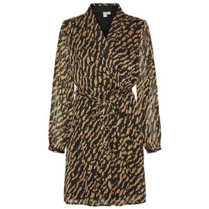 VERO MODA VMRIE L/S ABK WRAP Dress WVN BTQ GA, Tobak brun/april: rie, M VERO MODA VMRIE L/S ABK WRAP Dress WVN BTQ GA, Tobak brun/april: rie, M