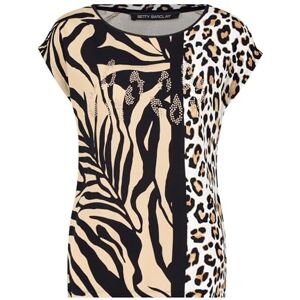Betty Barclay T-shirt för kvinnor, svart/brun, 40 Betty Barclay T-shirt för kvinnor, svart/brun, 40