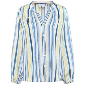 usha BLUE LABEL Dam 19623643 Randig Blus, Blå Gul Flerfärgad, S usha BLUE LABEL Dam 19623643 Randig Blus, Blå Gul Flerfärgad, S