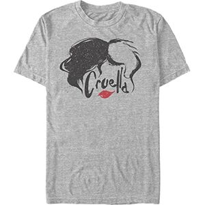 Disney Classics Unisex DNCA-Simply Cruella ekologisk kortärmad t-shirt, melange grå, XL, Melange grå, XL Disney Classics Unisex DNCA-Simply Cruella ekologisk kortärmad t-shirt, melange grå, XL, Melange grå, XL