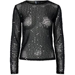 PIECES Pcmacey Ls Top JRS, asfalt, M PIECES Pcmacey Ls Top JRS, asfalt, M