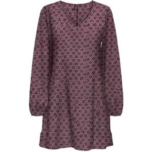 ONLY Onlnova Life Vis L/S Lucca Dress, Cabernet, XS ONLY Onlnova Life Vis L/S Lucca Dress, Cabernet, XS