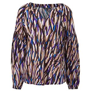 Comma Bluse Langarm blus för kvinnor, Mehrfarbig, 32 SE Comma Bluse Langarm blus för kvinnor, Mehrfarbig, 32 SE